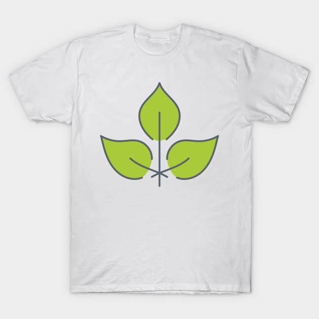 Tri Leaf T-Shirt by Jonathan Wightman